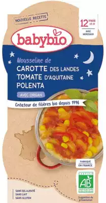 Babybio Bol Bonne Nuit Carotte Tomate Polenta Origan à GUJAN-MESTRAS