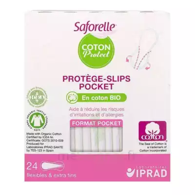 Saforelle Coton Protect Protège-slip Pocket B/24 à GUJAN-MESTRAS