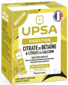 Upsa Citrate De Bétaïne & Citrate De Calcium Poudre 10 Sachets à GUJAN-MESTRAS